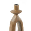 CANDLEHOLDER DJANGO WOOD MATT DARK BROWN 13X13X43CM - Image 4