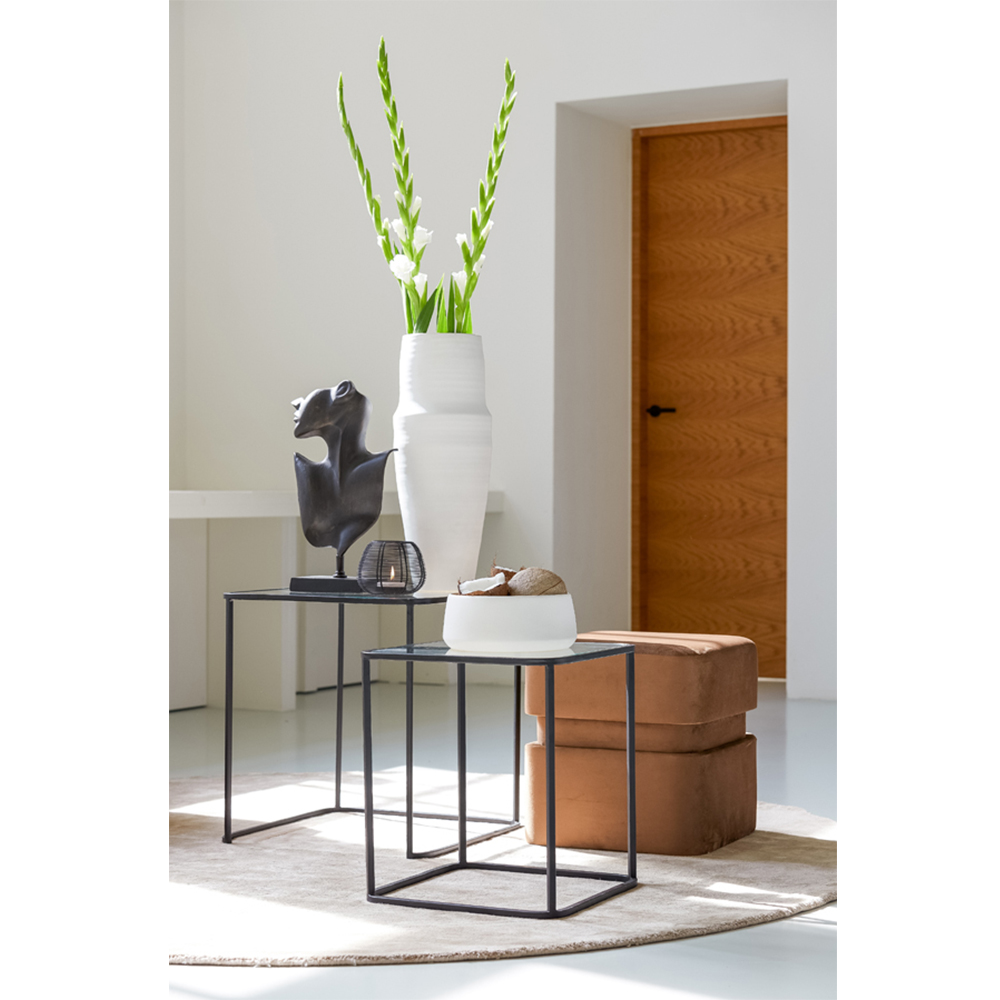 DISH GATIA CERAMIC MATT WHITE 24.5X10CM - Image 6