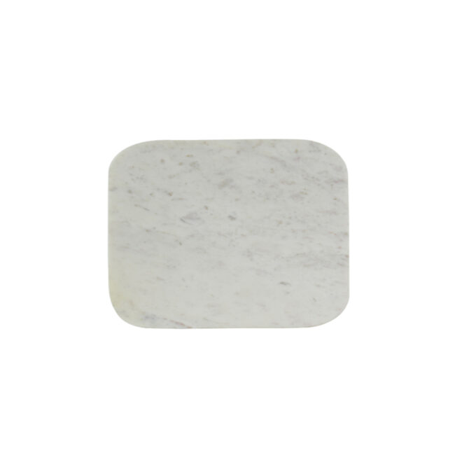 DISH ON BASE LABADE MARBLE WHITE 25X25X4.5CM - Image 3
