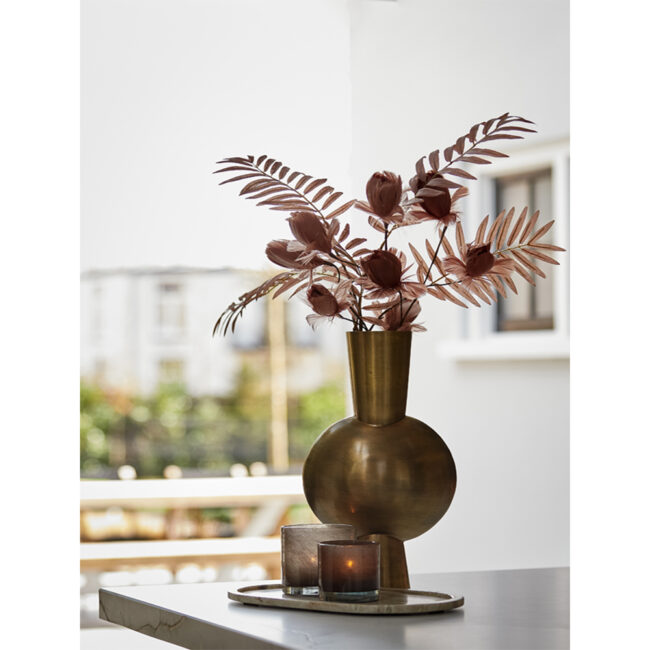 DISH SAVIA MARBLE BROWN 34X20X1.5CM - Image 3