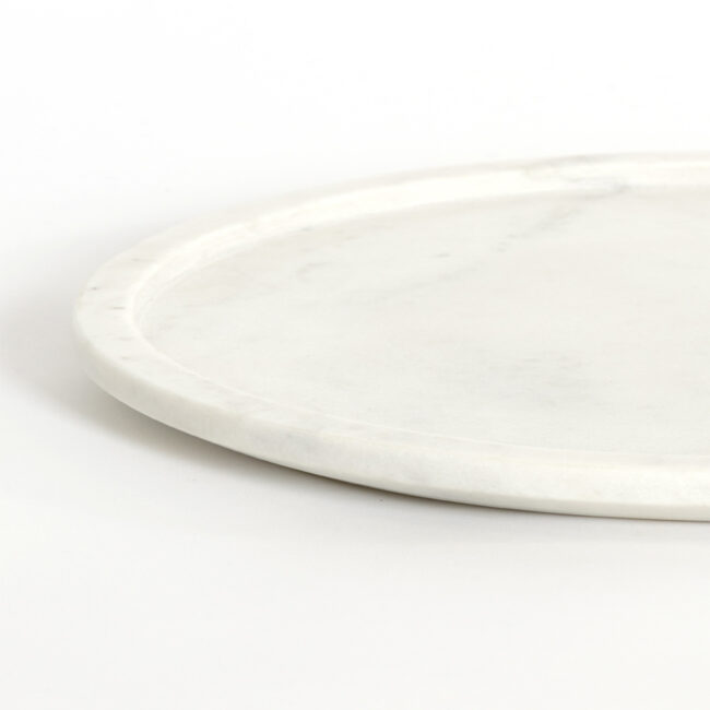 DISH ASTIA MARBLE WHITE 25X2CM - Image 3