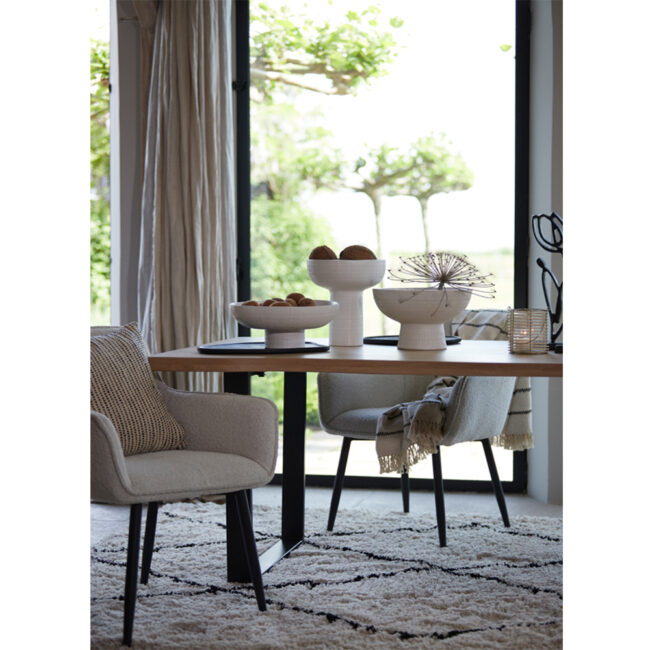 DISH ROBINIA ACACIA WOOD MATT BLACK 29.5X28X1.5CM - Image 5