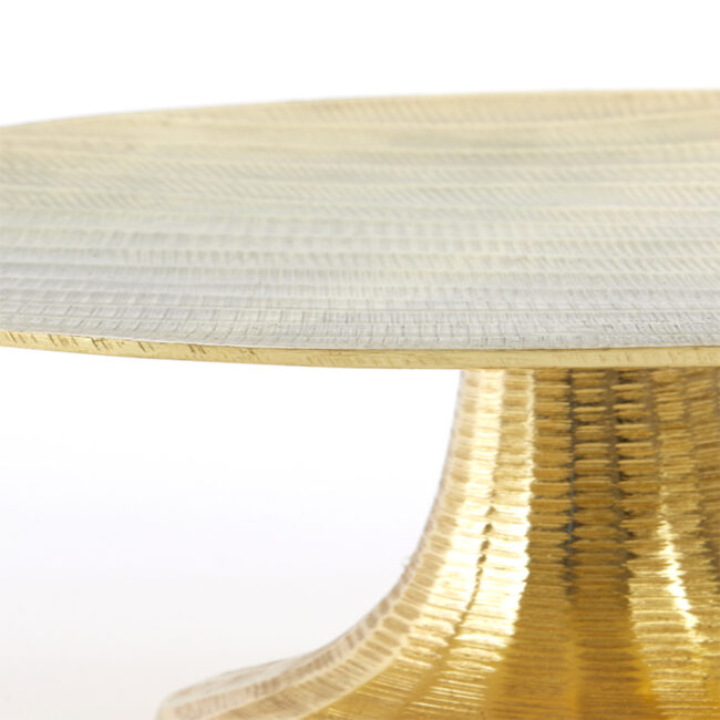 DISH ON BASE 35X13CM MOKUNA GOLD 35X13CM - Image 3
