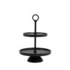 STAND 2 LAYERS LUTEK BLACK 24X37CM