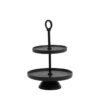 STAND 2 LAYERS LUTEK BLACK 24X37CM - Image 2