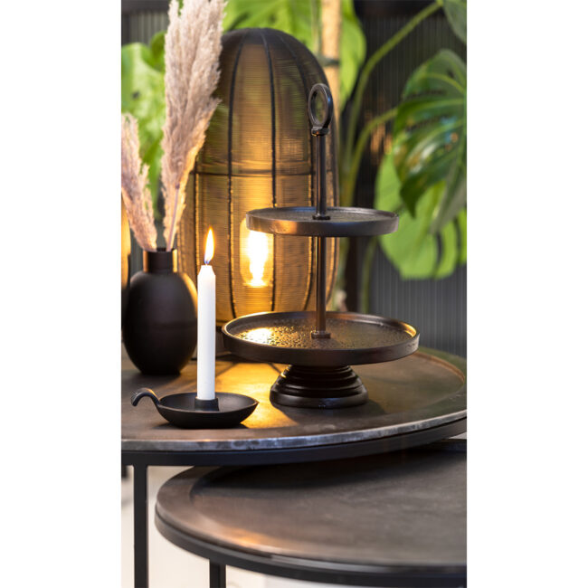STAND 2 LAYERS LUTEK BLACK 24X37CM - Image 7
