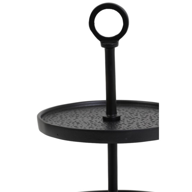 STAND 2 LAYERS LUTEK BLACK 24X37CM - Image 4