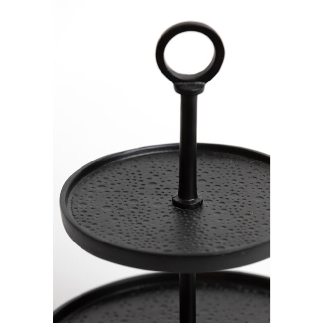 STAND 2 LAYERS LUTEK BLACK 24X37CM - Image 3
