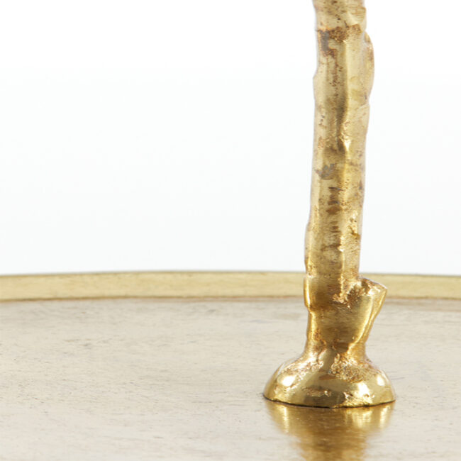 STAND 2 LAYER TRESA GOLD 30.5X27.5X31CM - Image 4