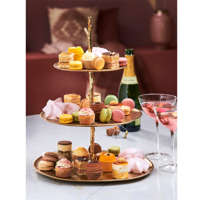 STAND 3 LAYER TRESA GOLD 35X31X45CM - Image 9