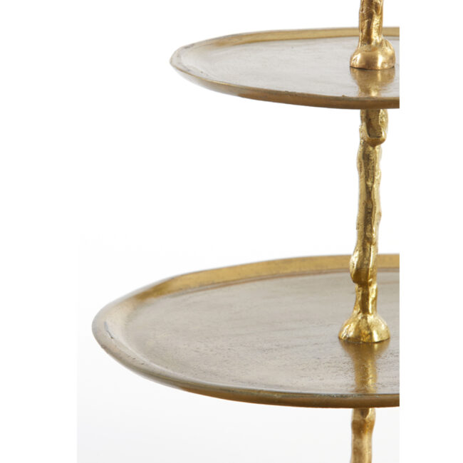 STAND 3 LAYER TRESA GOLD 35X31X45CM - Image 3