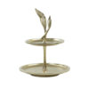 STAND 2 LAYERS FOGLIA GOLD 30X36CM