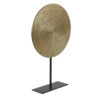 ORNAMENT ON BASE RAWAS CIRCLE METAL BLACK 35X10X56CM - Image 2
