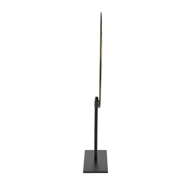ORNAMENT ON BASE RAWAS CIRCLE METAL BLACK 35X10X56CM - Image 3