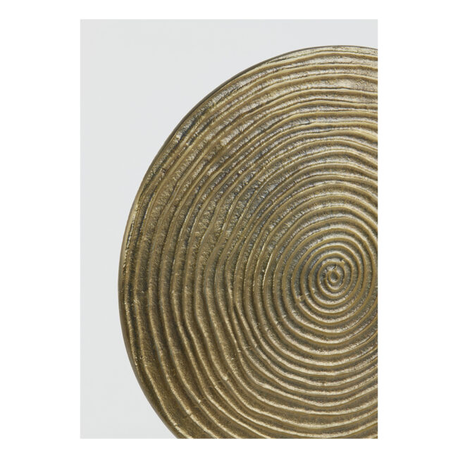 ORNAMENT ON BASE RAWAS CIRCLE METAL BLACK 35X10X56CM - Image 4