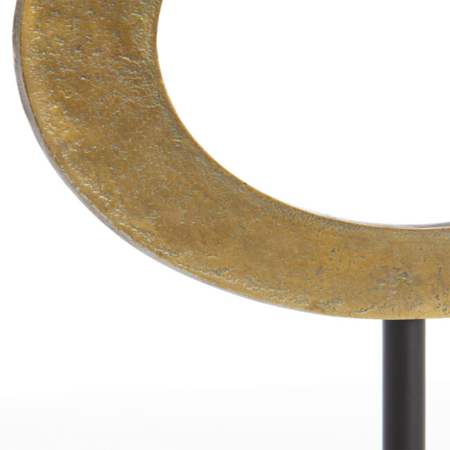 ORNAMENT ON BASE WAIWO BRONZE 25X10X39CM - Image 4