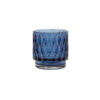 TEALIGHT GRACE GLASS BLUE 7X8CM