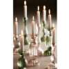 CANDLEHOLDER AGUAMALA GLASS LIGHT GOLD 10X19CM - Image 2