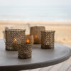 TEALIGHT SISCO JUTE NATURAL 10X10CM - Image 2
