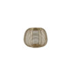 CANDLEHOLDER HURRICANE ODETO GOLD 18.5X15CM