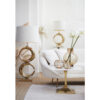 CANDLEHOLDER HURRICANE ODETO GOLD 18.5X15CM - Image 3