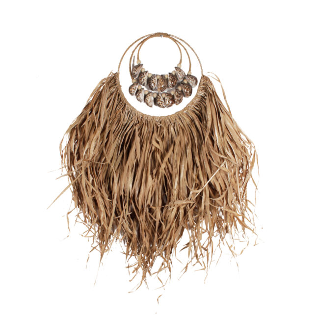 RAFFIA SHELL WALL DECOR 50X8X100CM