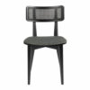 CHAIR AURIOL CAMEL 15 (PELLISIMO) NATURAL CANE. BLACK LEG - Image 3