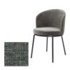CHAIR BALL 54X55X81CM VALERIE 753 (BOUTIQUE) METAL BLACK LEG