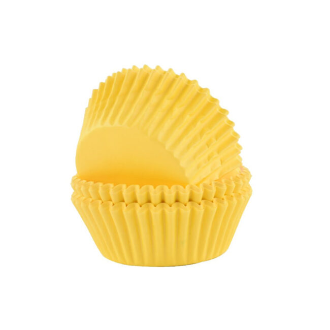 YELLOW CUPCAKE CASES 60PCS - Image 3