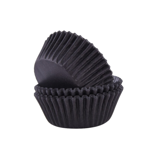 BLACK CUPCAKE CASES 60PCS - Image 3