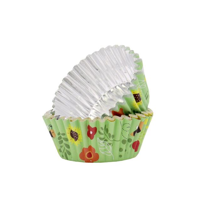 FOIL LINED BEES CUPCAKE CASES 30PCS - Image 3