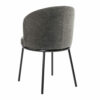 CHAIR BALL 54X55X81CM VALERIE 753 (BOUTIQUE) METAL BLACK LEG - Image 3