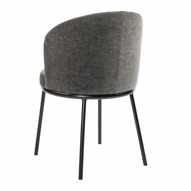CHAIR BALL 54X55X81CM VALERIE 753 (BOUTIQUE) METAL BLACK LEG - Image 3