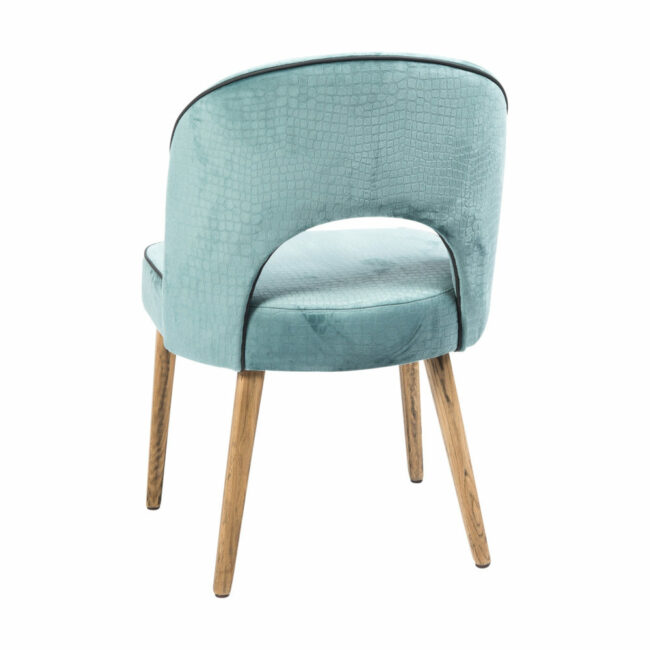 CHAIR BOW 54X58X82CM SILENT 1 (BOULEVARD) BEECH BLACK LEG - Image 4