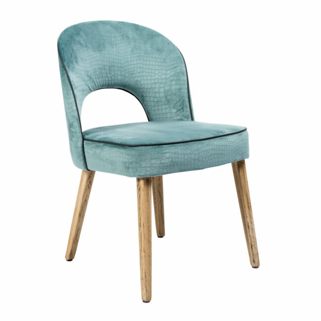 CHAIR BOW 54X58X82CM SILENT 1 (BOULEVARD) BEECH BLACK LEG - Image 3