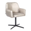 CHAIR FRED 64X62X86CM SWIVEL LEG BLCK