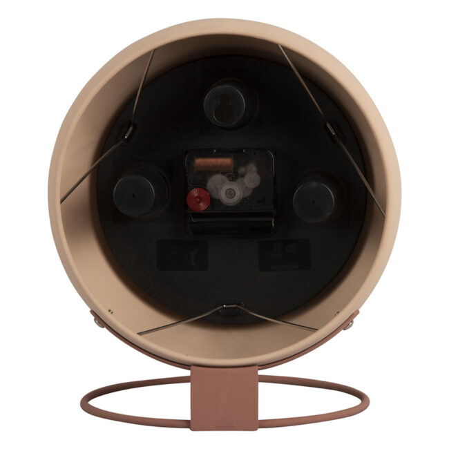 TABLE CLOCK NIRVANA GLOBE SAND BROWN 25X14CM - Image 4
