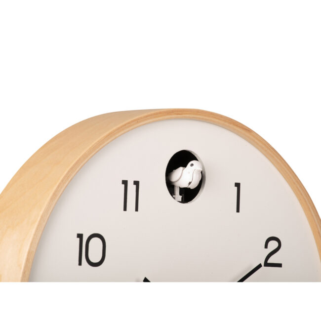 WALL CLOCK NATURAL CUCKOO WHITE 31.5CM - Image 3