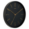 WALL CLOCK BELLE NUMBERS BLACK 35CM - Image 2