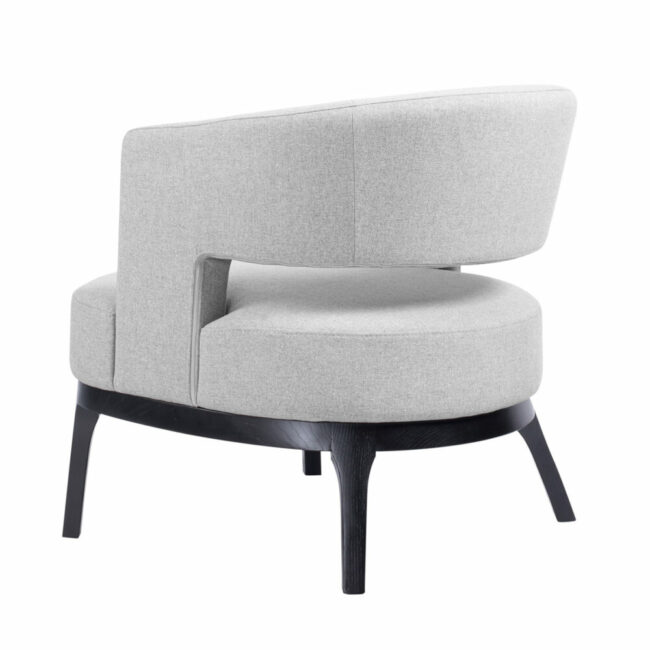 ARMCHAIR LAGUNA 67X74X71CM MERCURY 170 (BOUTIQUE) BEECH BLACK LEG - Image 5