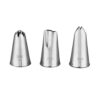 SET OF 3 JEM NOZZLES S FLOWERS PIPING TOOLS