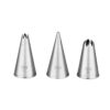 SET OF 3 JEM NOZZLES DOTS SHELLS PIPING TOOLS