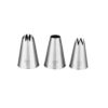 SET OF 3 JEM NOZZLES CUPCAKES PIPING TIPS