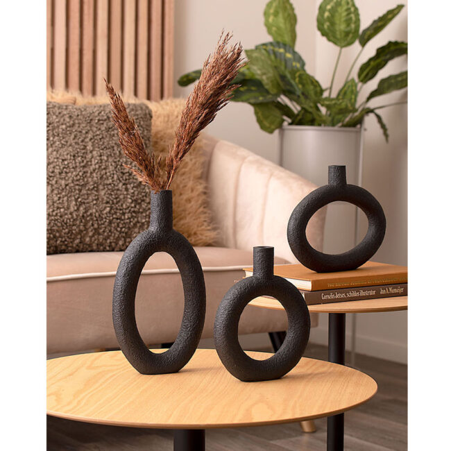 VASE RING OVAL POLYRESIN 31X17CM - Image 4