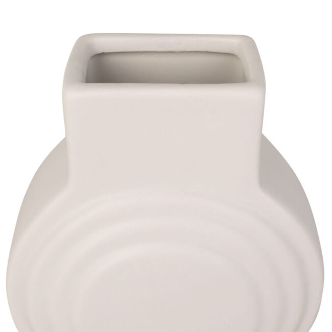 VASE LAYER ART CIRCLES CERAMIC 23X5X12CM - Image 7
