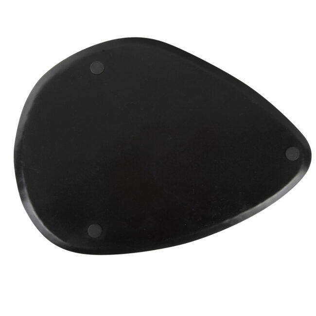 TRAY MARBLE LOOK IRON BLACK 19X25CM - Image 3