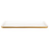 PLATTER FESTIVE IRON WHITE 18X51X2CM