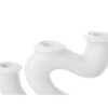 CANDLEHOLDER SWIRLS WHITE 35CM - Image 4