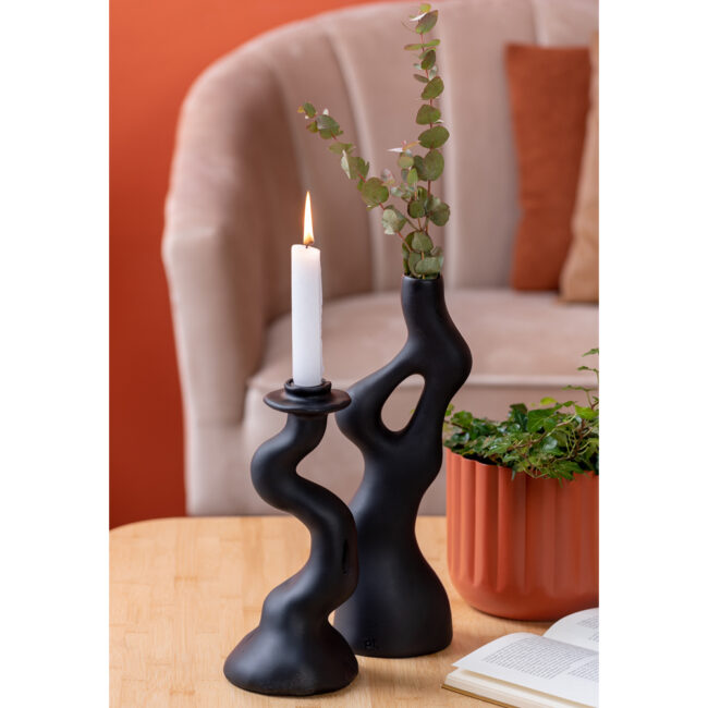 VASE ORGANIC SWIRLS 33CM - Image 5