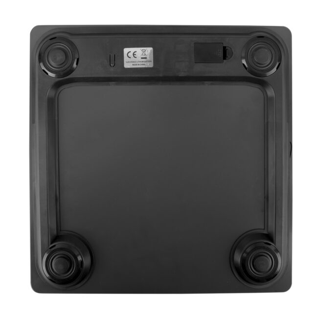 BATHROOM SCALE LIBRA GLASS BLACK 28CM - Image 4